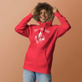 Canada World Cup 2026 GO REDS GO hoodie front view female model