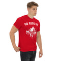 Canada World Cup 2026 GO REDS GO t-shirt front view male model