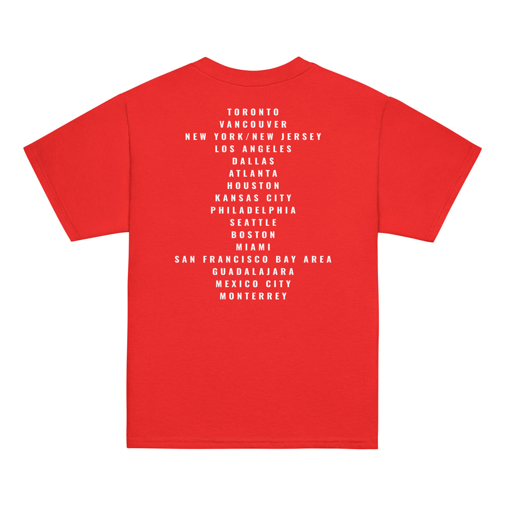 Canada youth t-shirt back print GO REDS GO product image