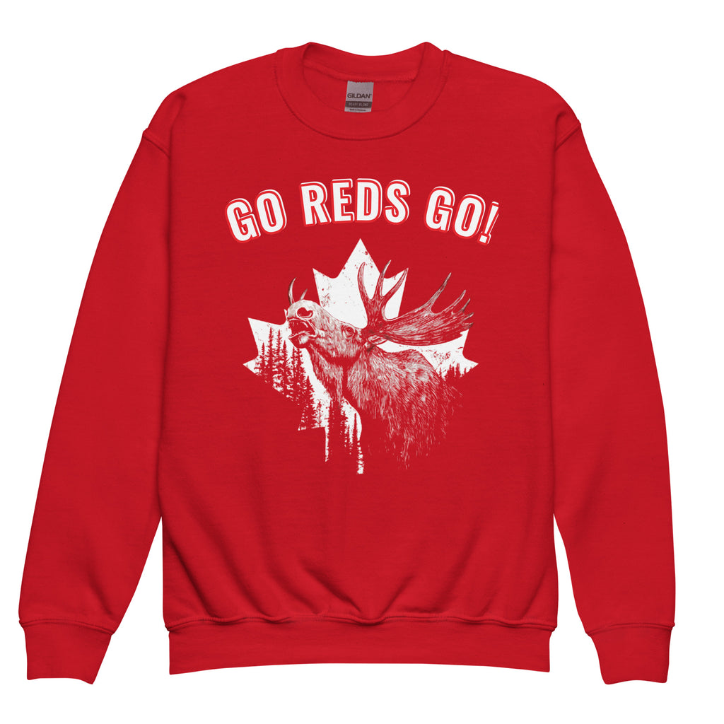 Canada World Cup 2026 kids sweatshirt red front product image