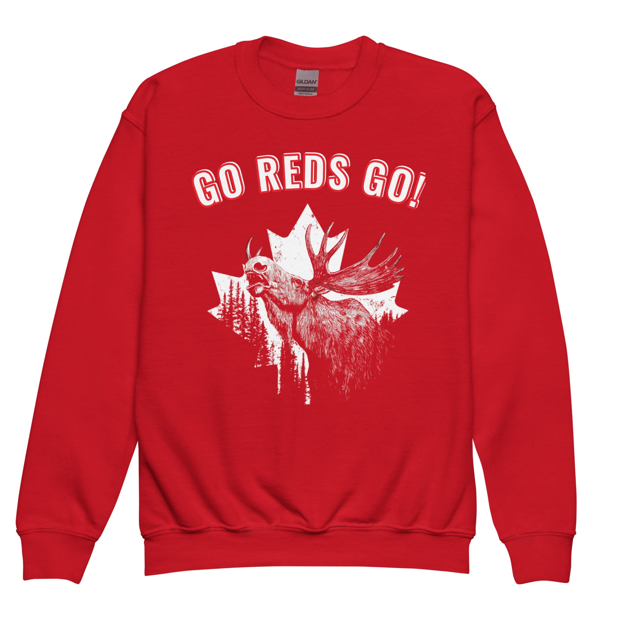 Canada World Cup 2026 kids sweatshirt red front product image
